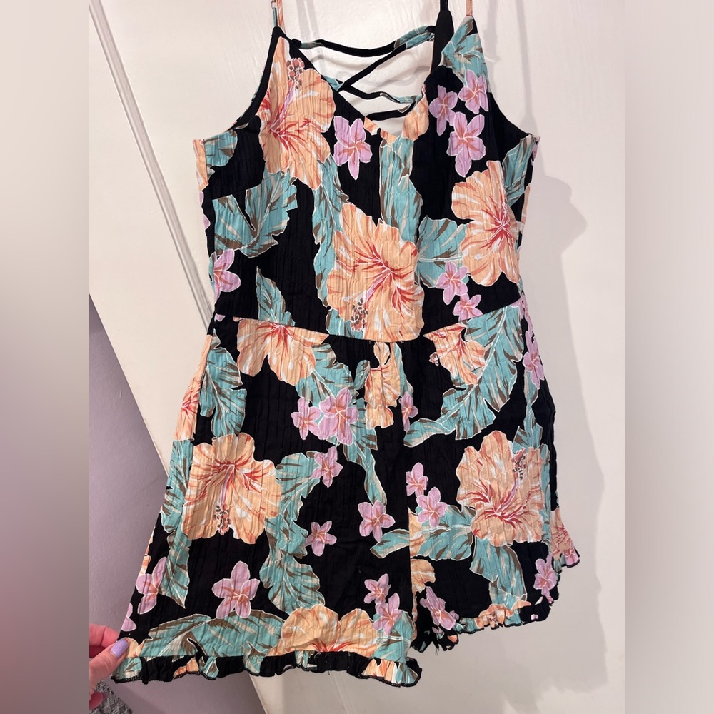 Forever 21 Floral Romper
